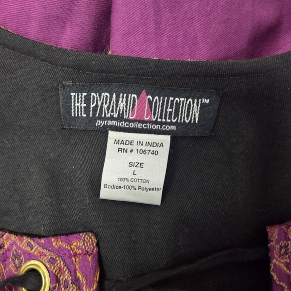 The Pyramid Collection Purple Lace-Up Midi Dress - Picture 5 of 5